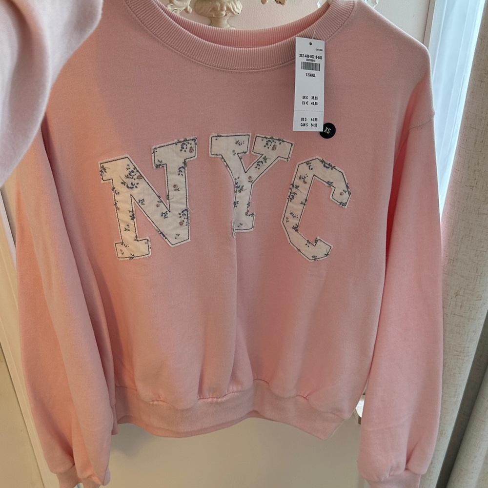 Hollister Light Pink Crewneck